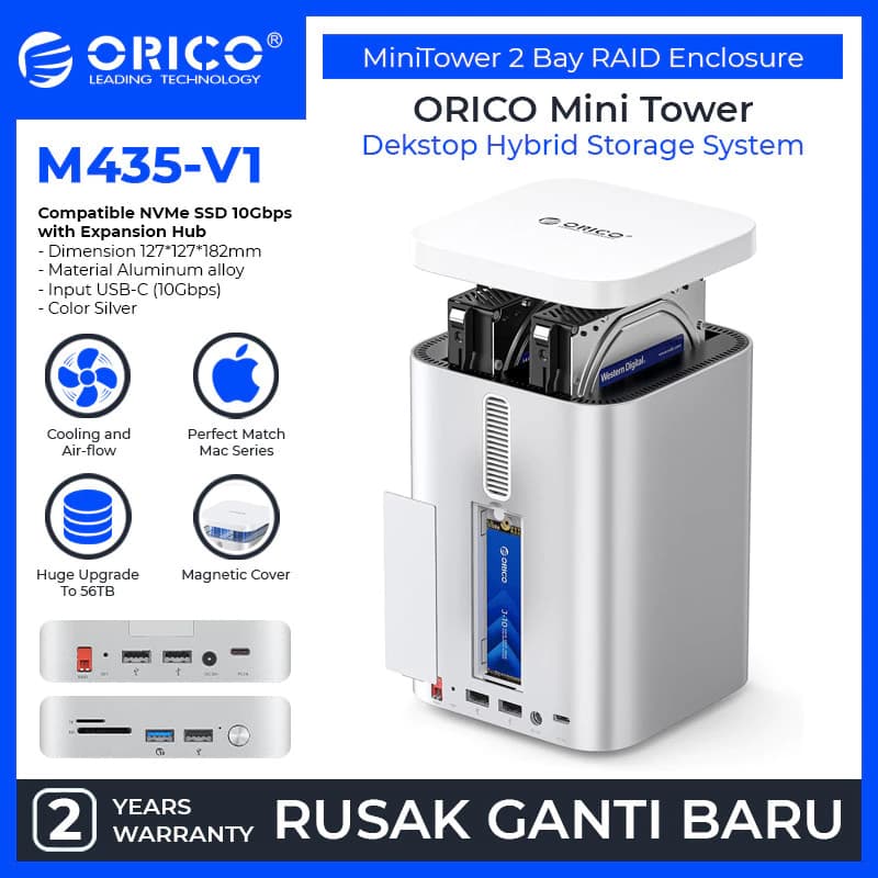 ORICO Mini Tower for Mac mini 2024 - M435-V1