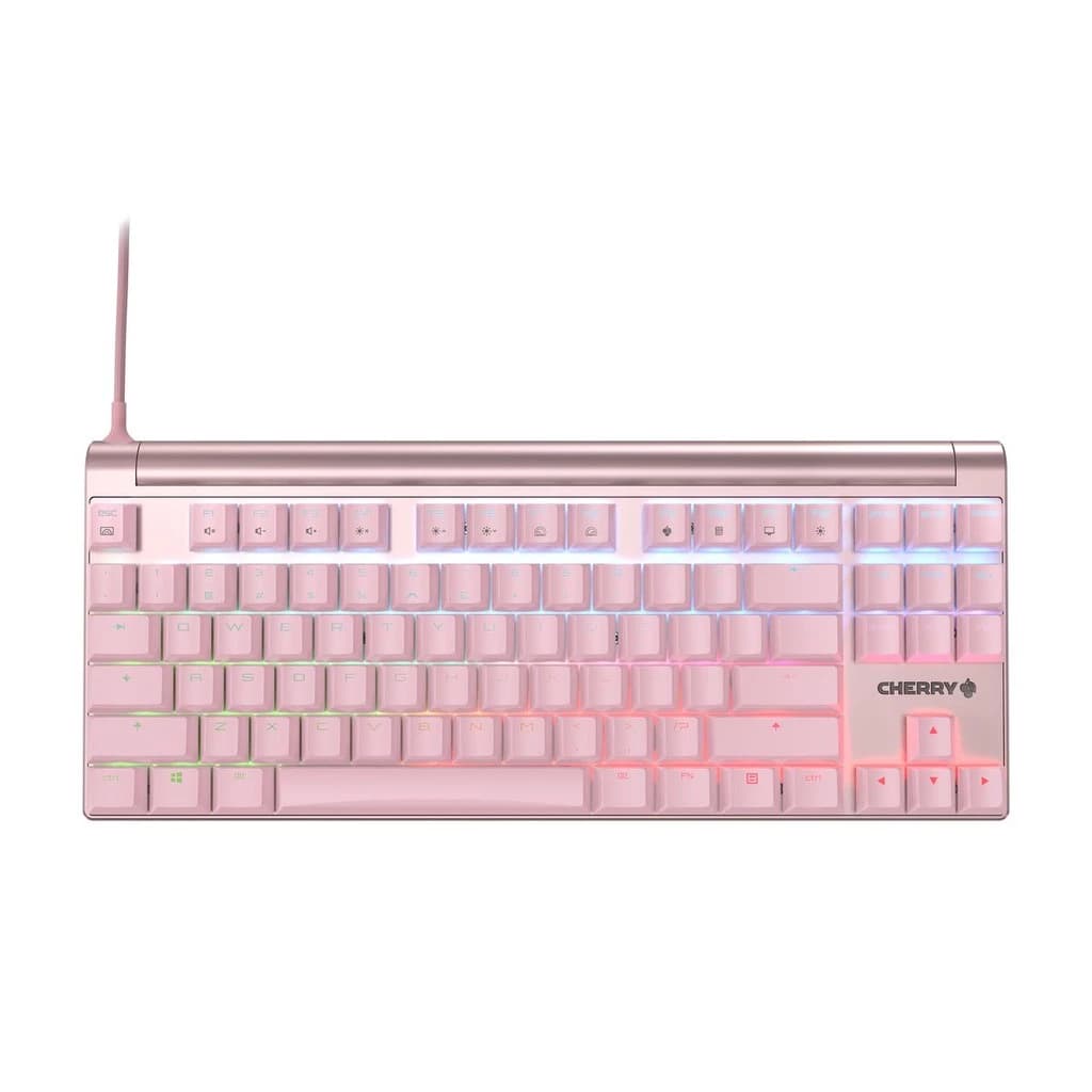 CHERRY MX Mechanical Gaming Keyboard TKL RGB - MX 8.0 RGB PINK - view 2